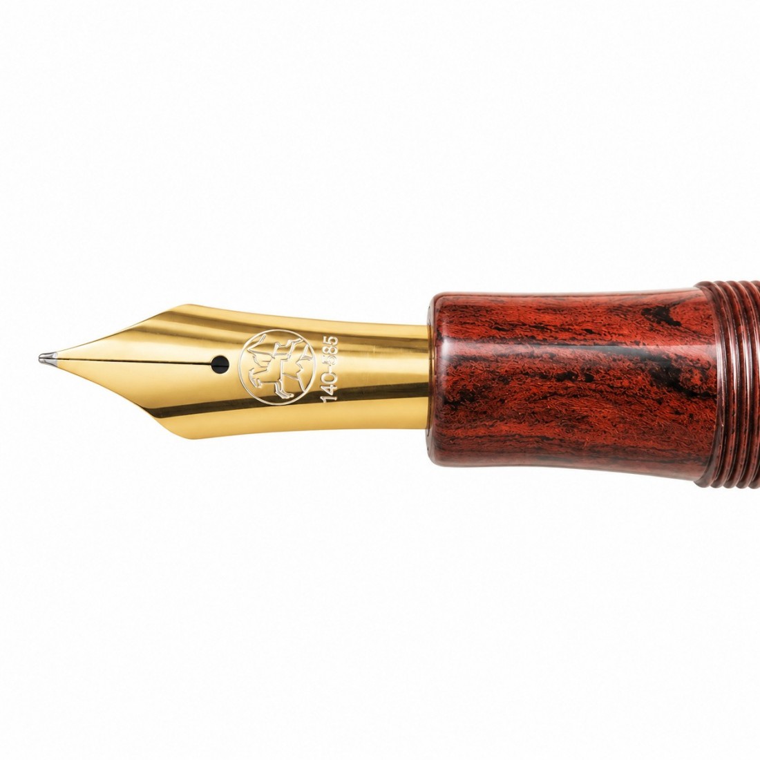 Eboya Houju M size, Tanshin Red 14k fountain pen