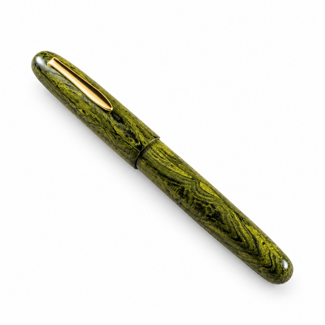 Eboya Houju L size, Kougetsu Yellow 14k fountain pen