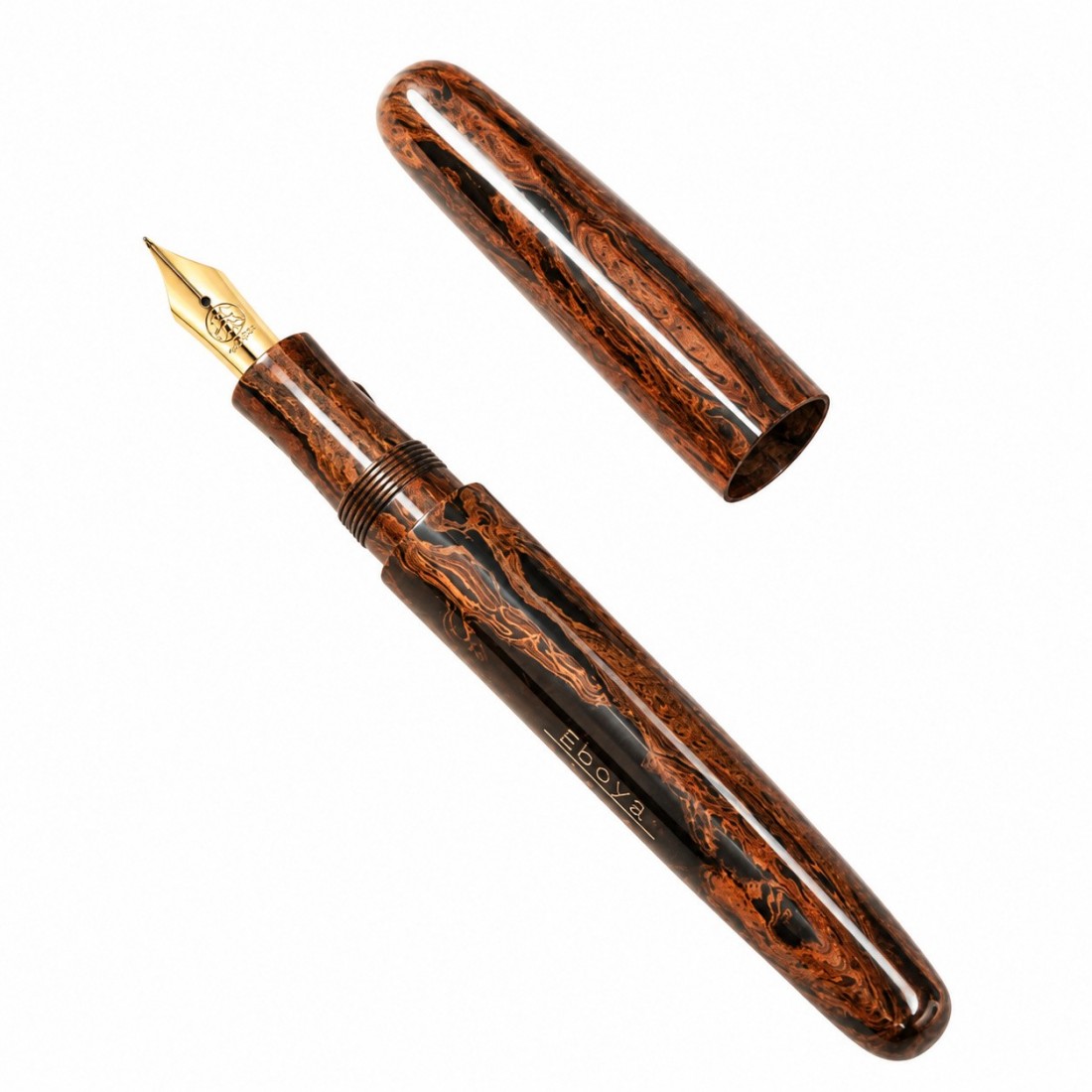 Eboya Houga M size, Nichibo Orange fountain pen