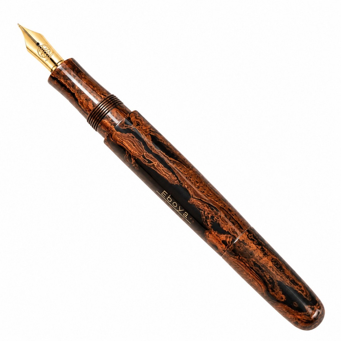 Eboya Houga M size, Nichibo Orange fountain pen