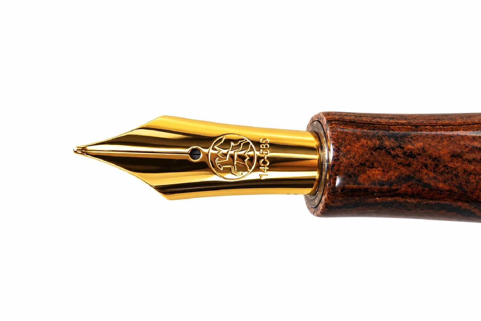Eboya Houga M size, Nichibo Orange fountain pen