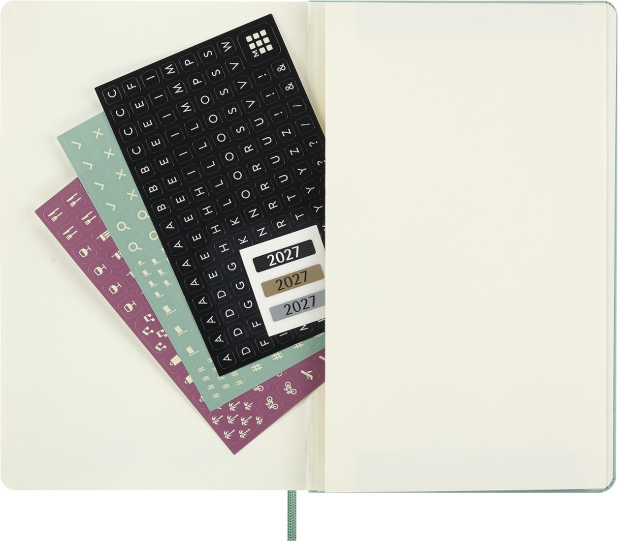 Moeskine Classic Planner 2027 Large 13x21cm, Weekly, hard cover, 12 months, Sage Green