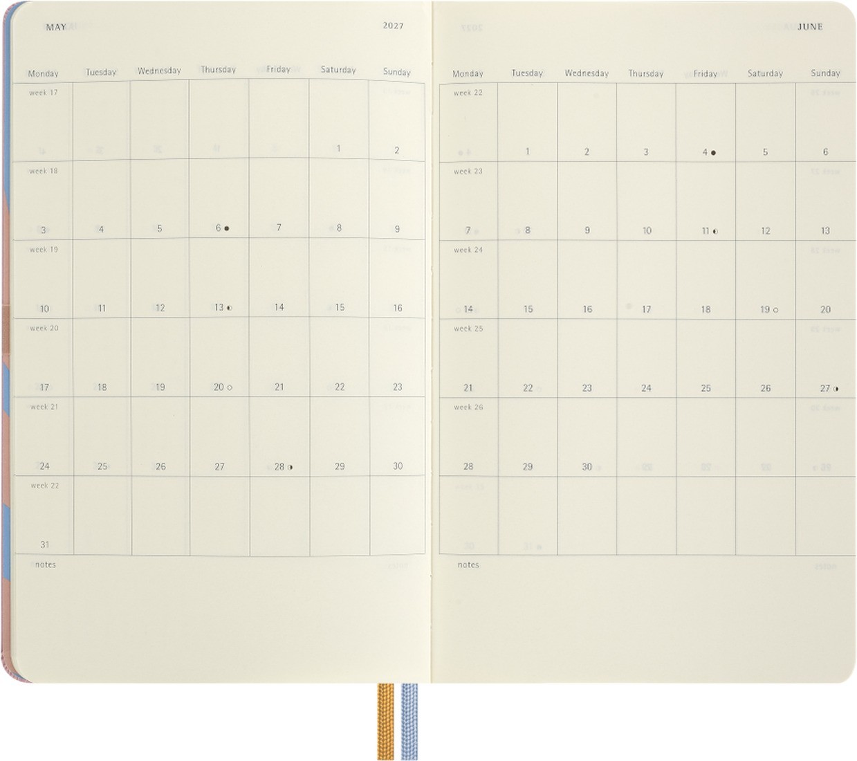 Moleskine Alice Adventures in Wonderland Planner 2027, Weekly, hard cover, 12-Month, large