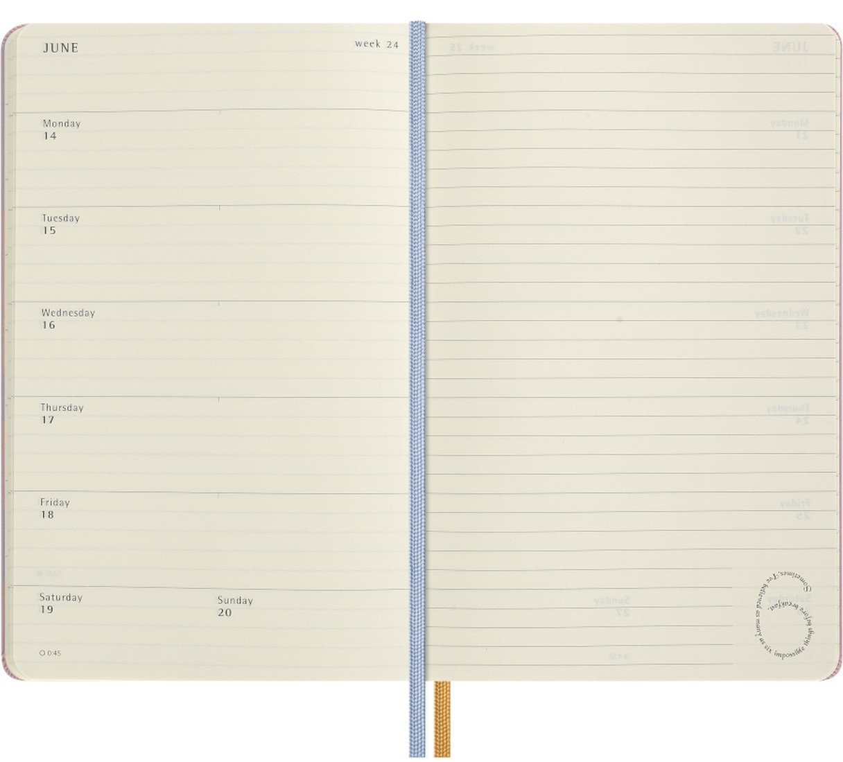 Moleskine Alice Adventures in Wonderland Planner 2027, Weekly, hard cover, 12-Month, large