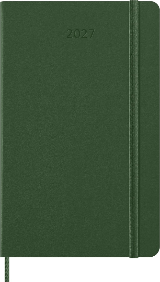 Moleskine Classic Planner 2027 Large 13x21cm, Weekly, hard cover, 12 months, Myrtle Green