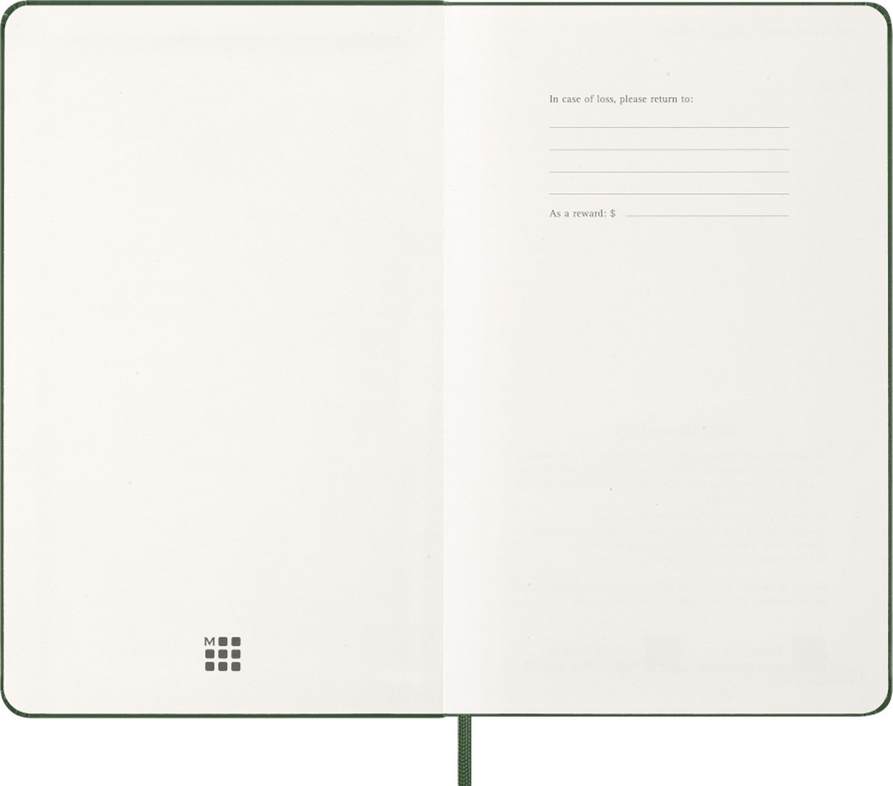 Moleskine Classic Planner 2027 Large 13x21cm, Weekly, hard cover, 12 months, Myrtle Green