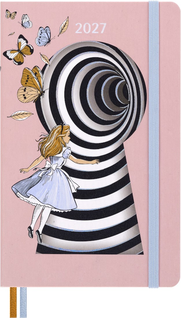 Moleskine Alice Adventures in Wonderland Planner 2027, Weekly, hard cover, 12-Month, large