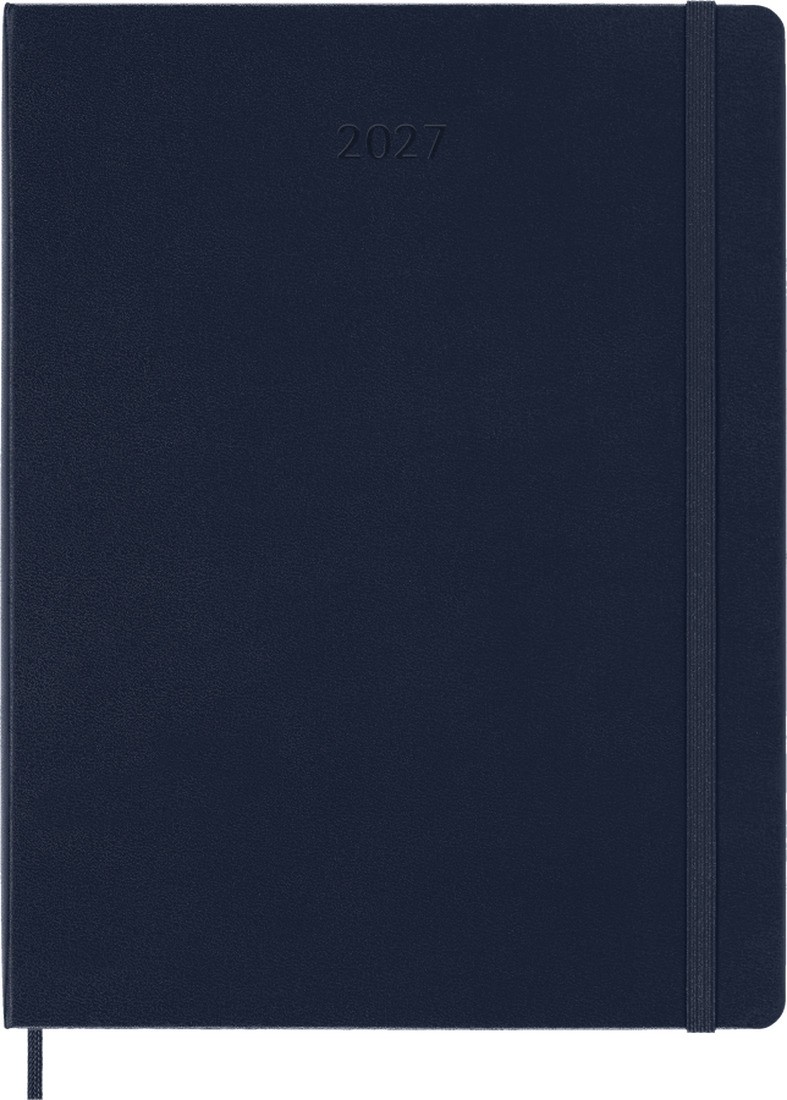 Moleskine Classic Planner 2027 XL 19x25cm, Weekly, hard cover, 12 months, Sapphire Blue