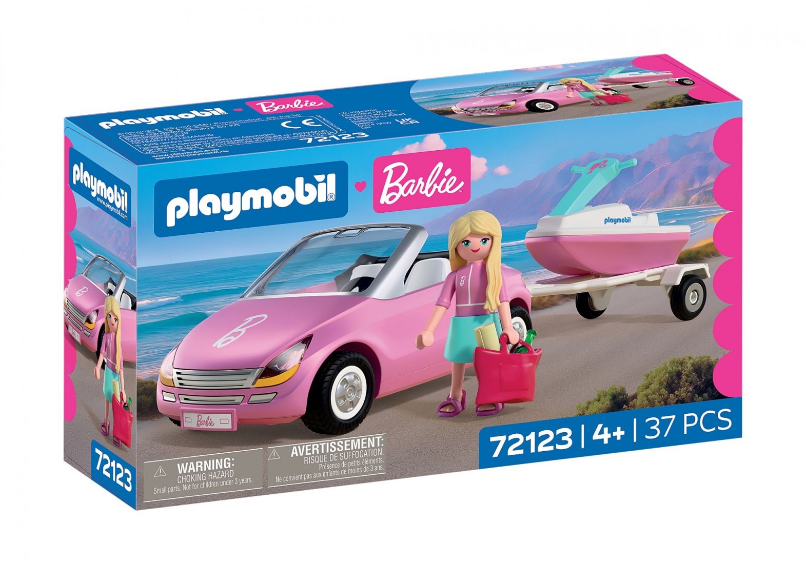 Κάμπριο με θαλάσσιο jet 72123 Playmobil x Barbie™
