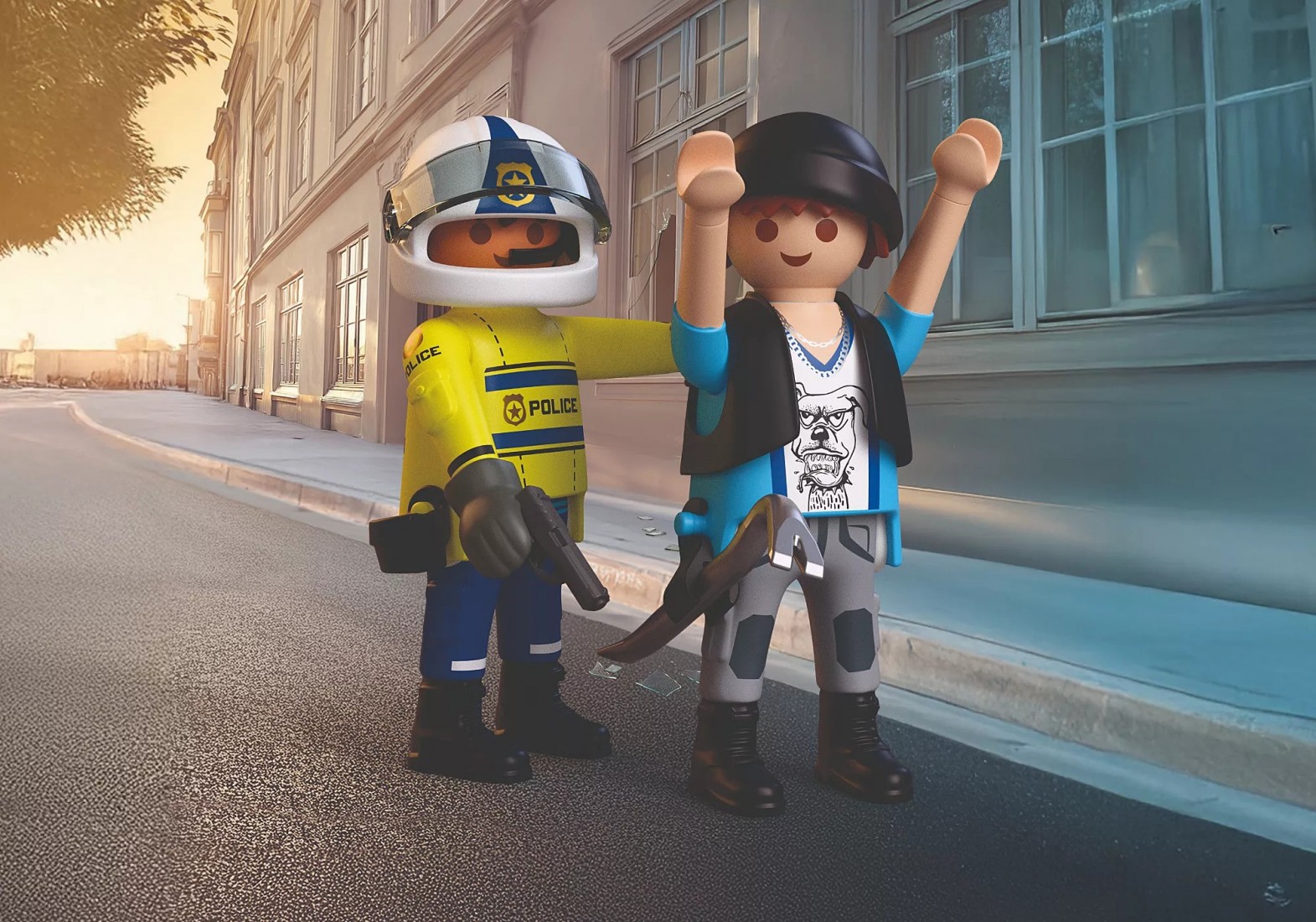 Αστυνομική καταδίωξη με μοτοσικλέτα 72079 Playmobil