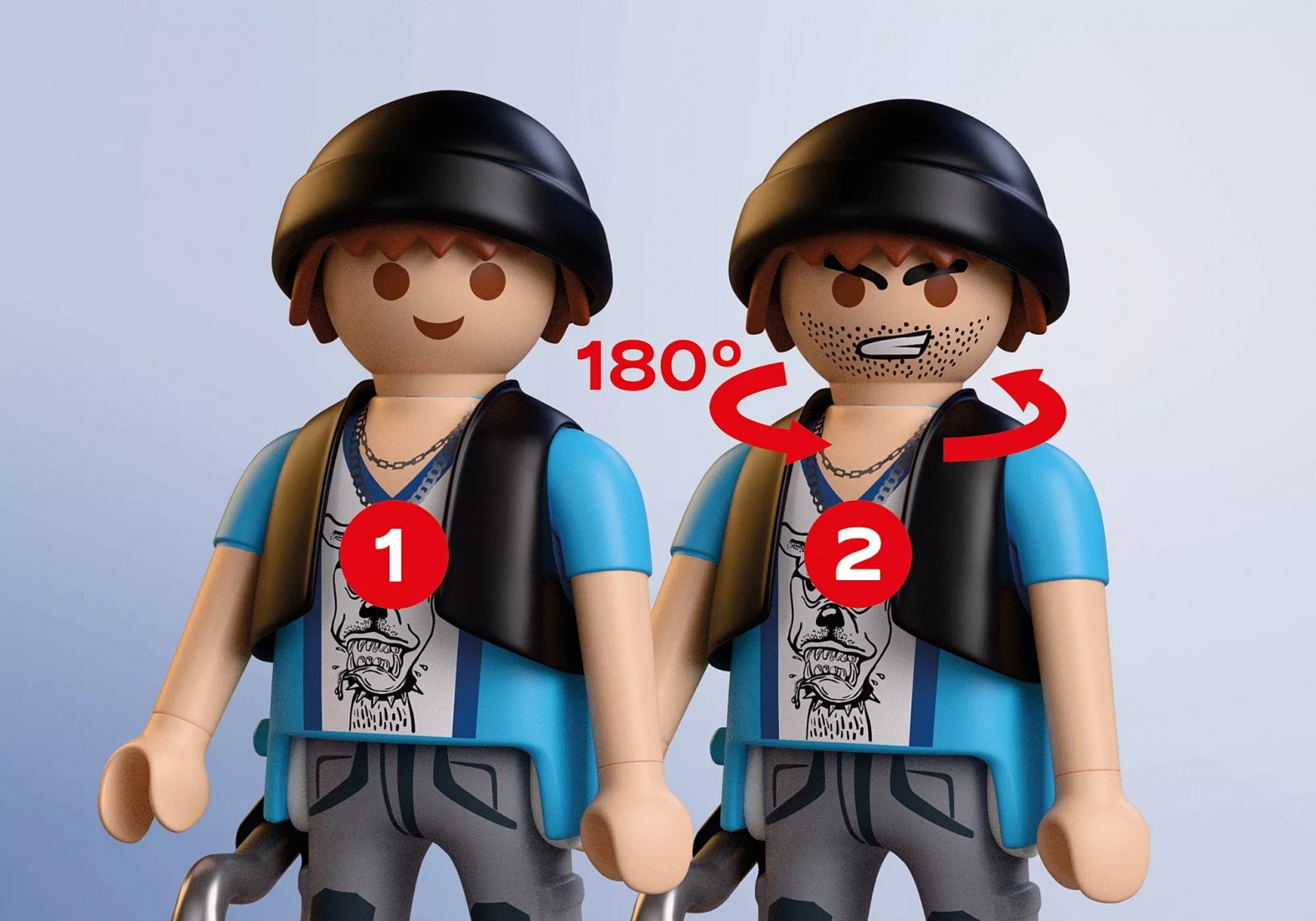 Αστυνομική καταδίωξη με μοτοσικλέτα 72079 Playmobil