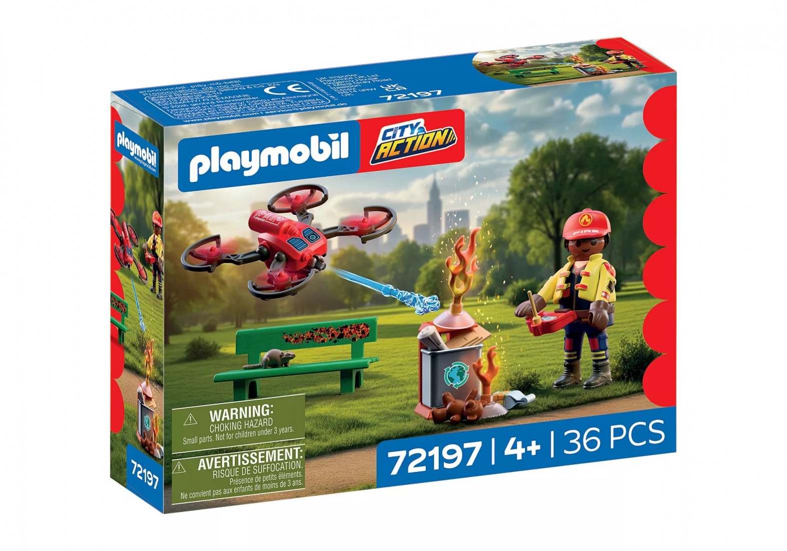 Drone Πυροσβεστικής 72197 Playmobil