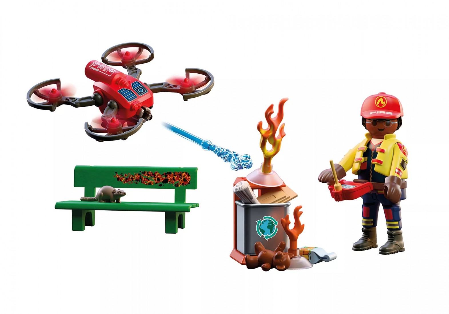 Drone Πυροσβεστικής 72197 Playmobil