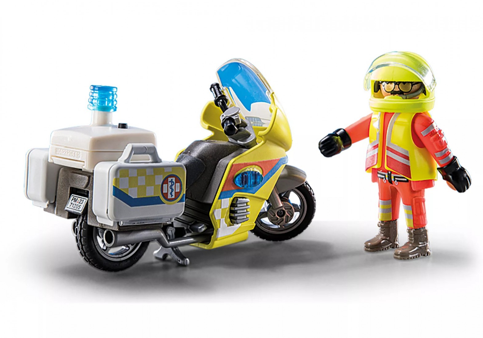 Διασώστης με μοτοσικλέτα 71205 Playmobil
