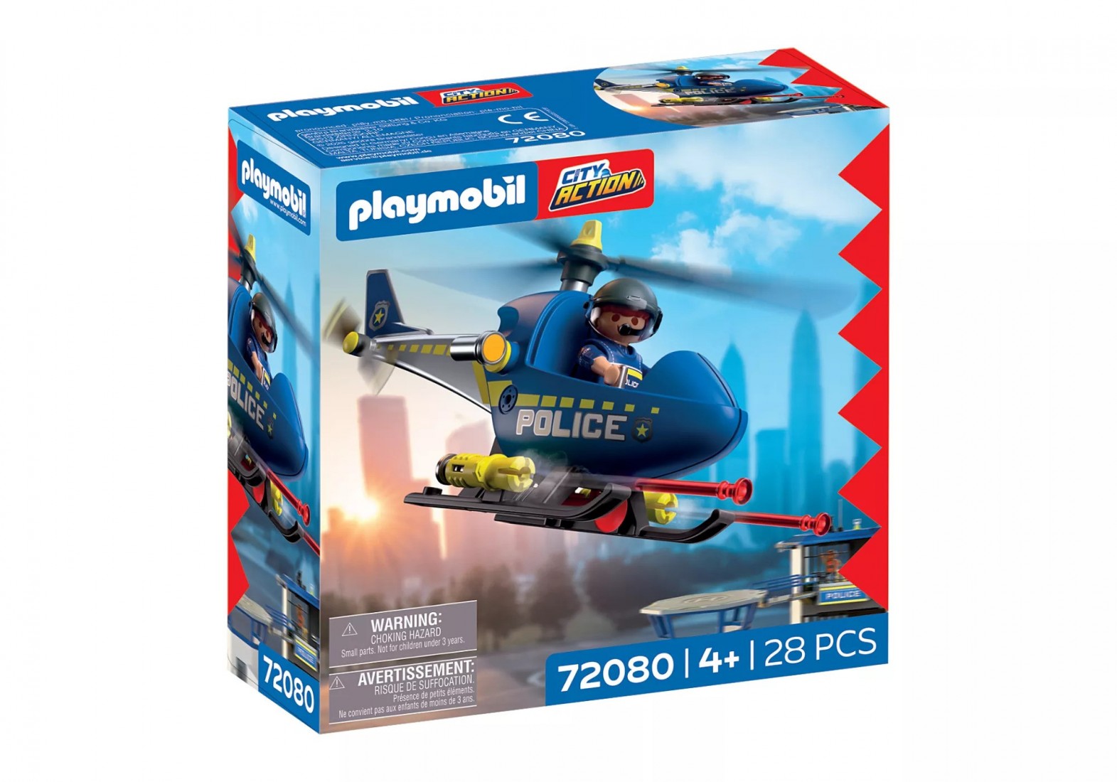 Αστυνομικό ελικόπτερο 72080 Playmobil