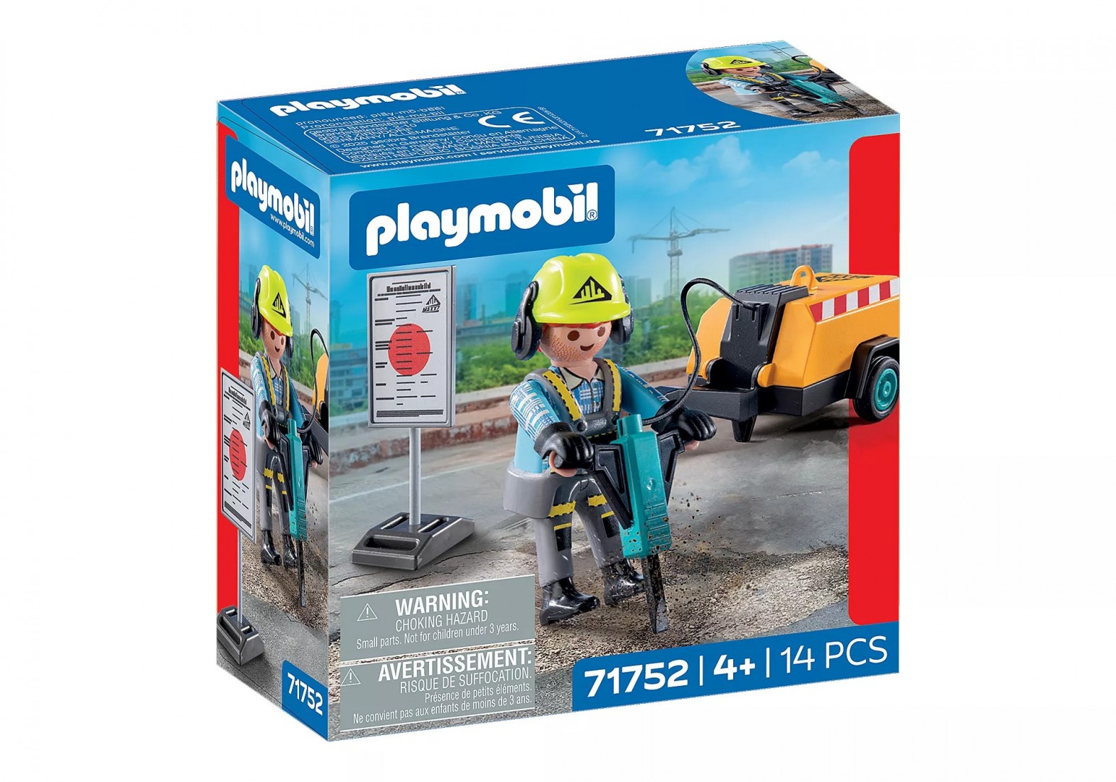 Εργάτης με κομπρεσέρ 71752 Playmobil
