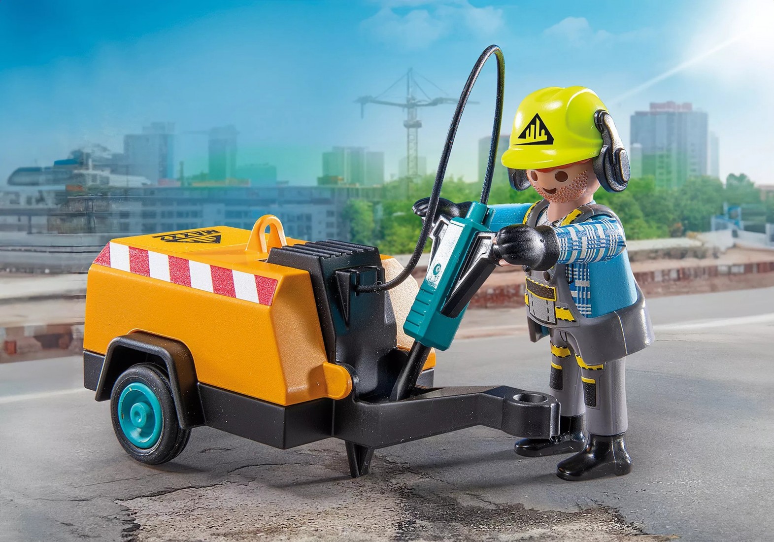 Εργάτης με κομπρεσέρ 71752 Playmobil
