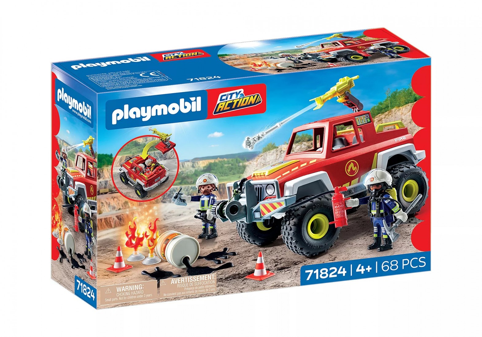Πυροσβεστικό όχημα 4x4 71824 Playmobil