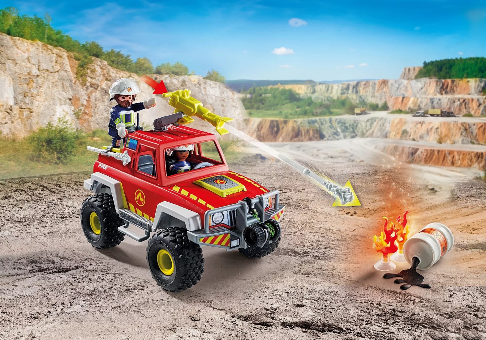 Πυροσβεστικό όχημα 4x4 71824 Playmobil