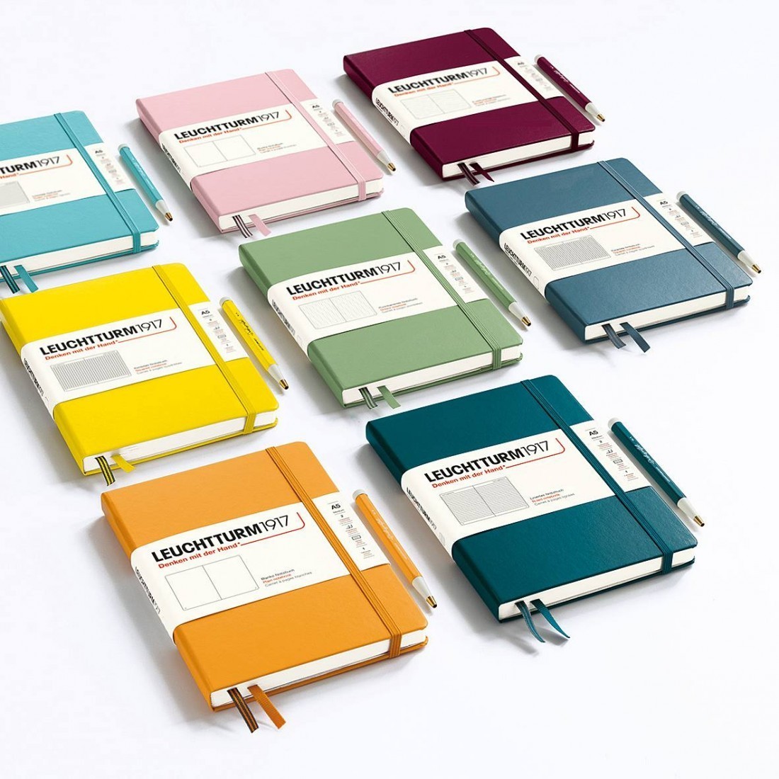 Leuchtturm 1917 Notebook A5 Dusty Rose Ruled Soft Cover