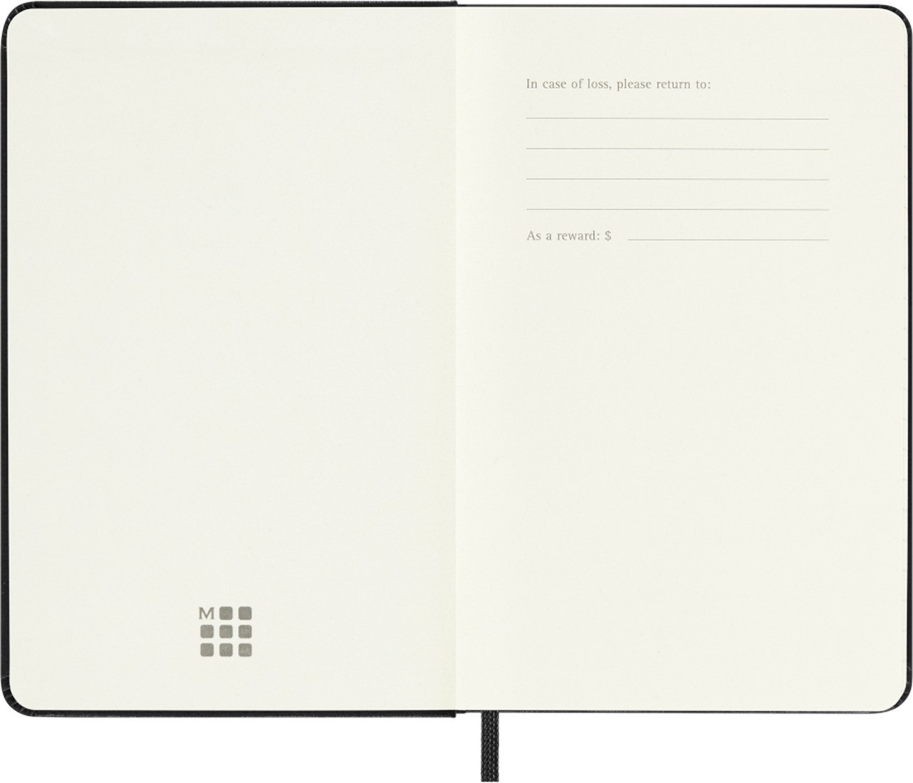 Moleskine weekly Horizontal classic diary 2027, pocket 9x14,  hard cover, black