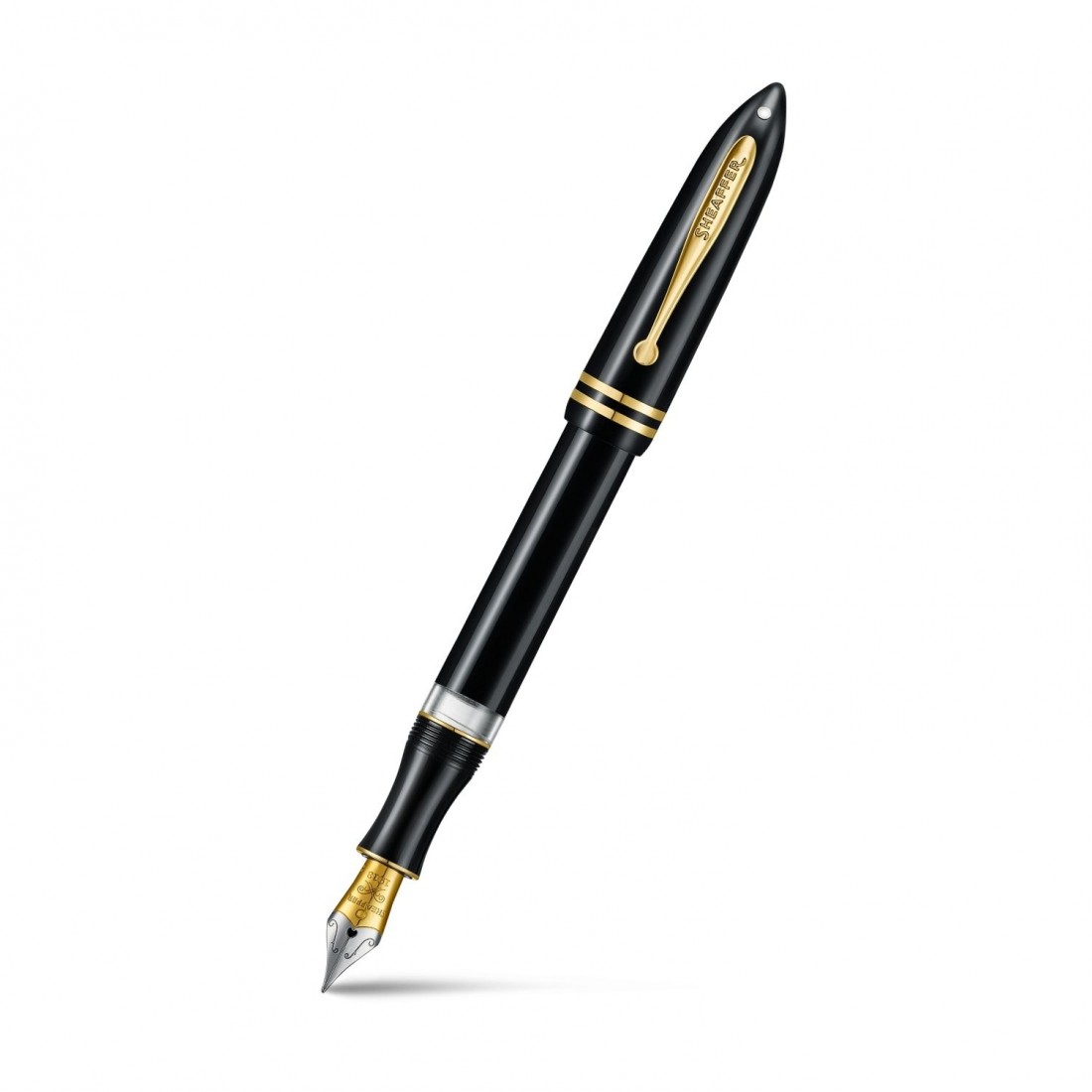 Sheaffer Balance III E893 Glossy Black with Gold trims fountain pen