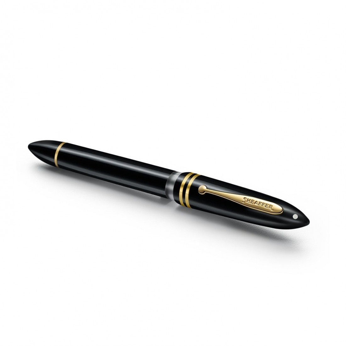Sheaffer Balance III E893 Glossy Black with Gold trims fountain pen