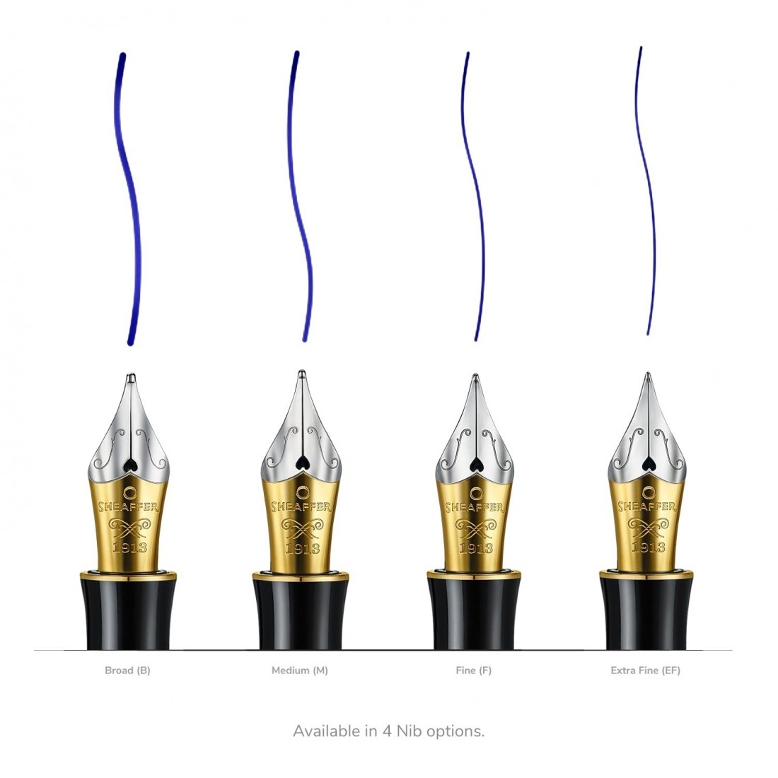 Sheaffer Balance III E893 Glossy Black with Gold trims fountain pen