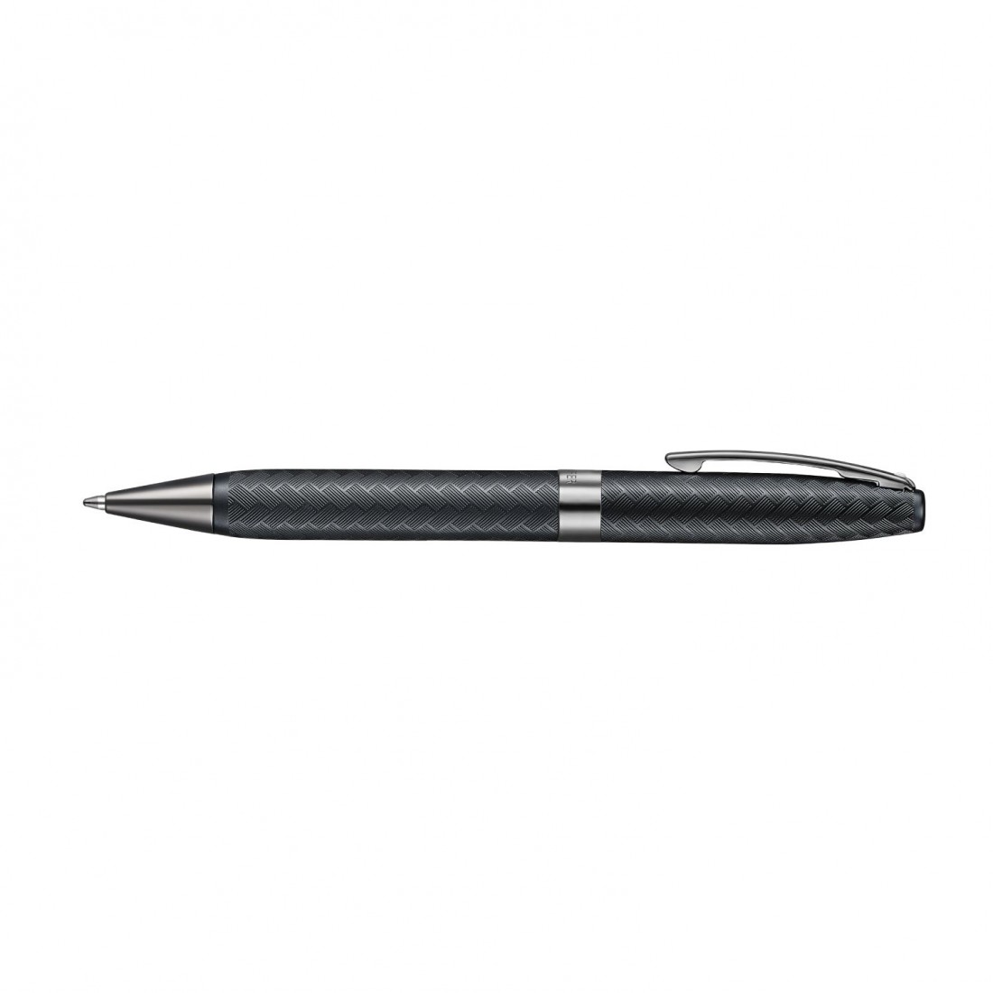 Sheaffer Legacy Chevron 9066 Matte Black Ballpoint Pen with PVD Gunmetal Trims