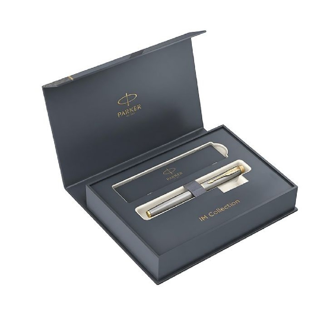 Parker IM Core Brush Metal GT Rollerball Gift Pack