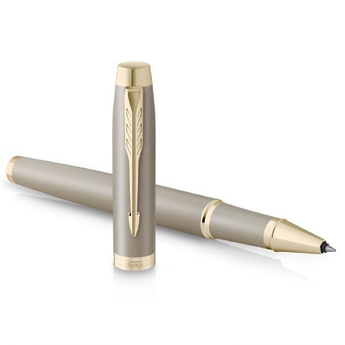 Parker IM Sandstone CHT Set Rollerball and Notebook