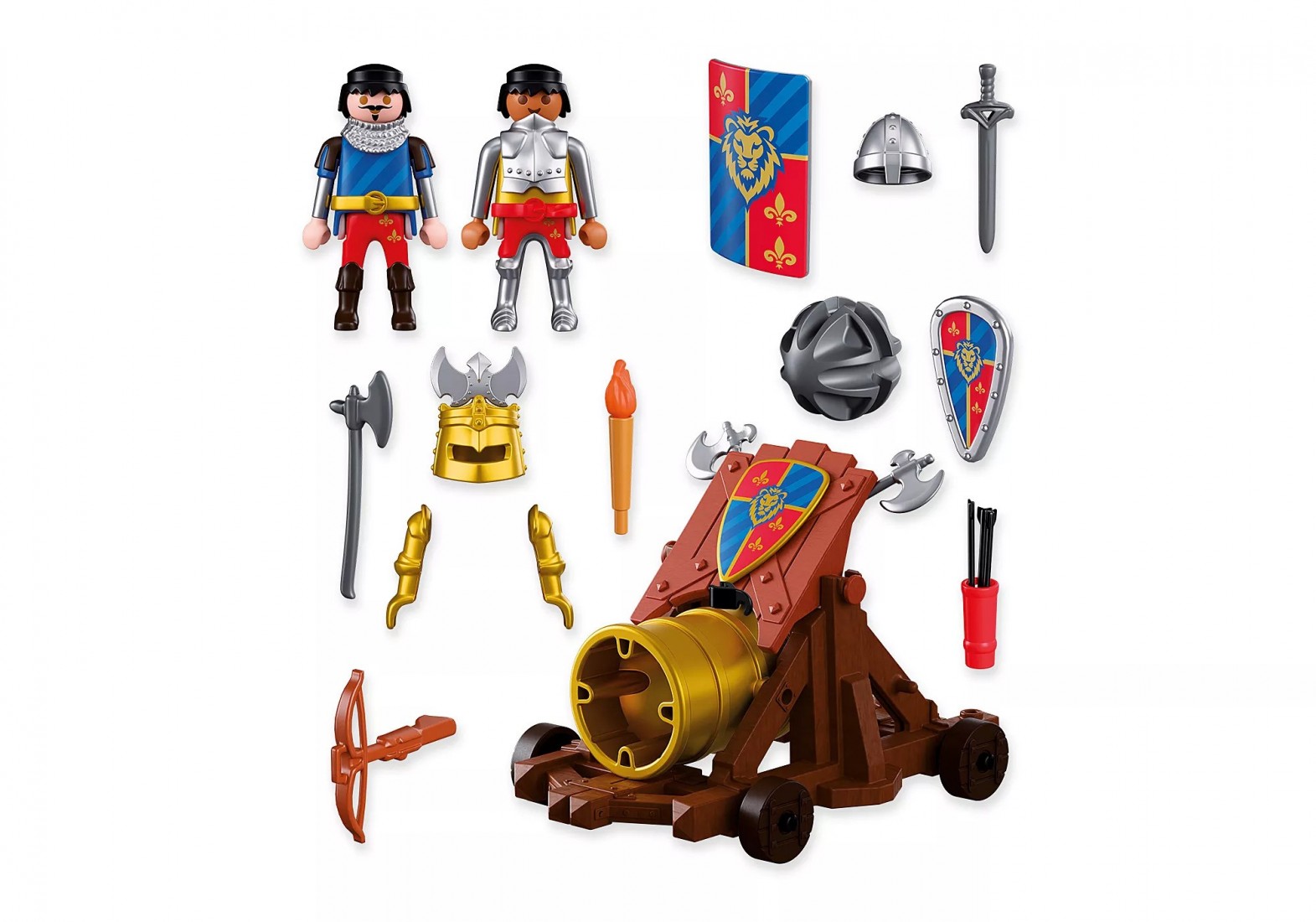 Λεοντόκαρδοι Ιππότες με κανόνι 72115 Playmobil