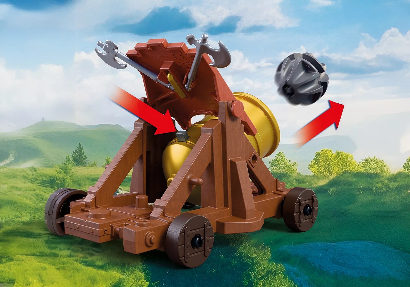 Λεοντόκαρδοι Ιππότες με κανόνι 72115 Playmobil