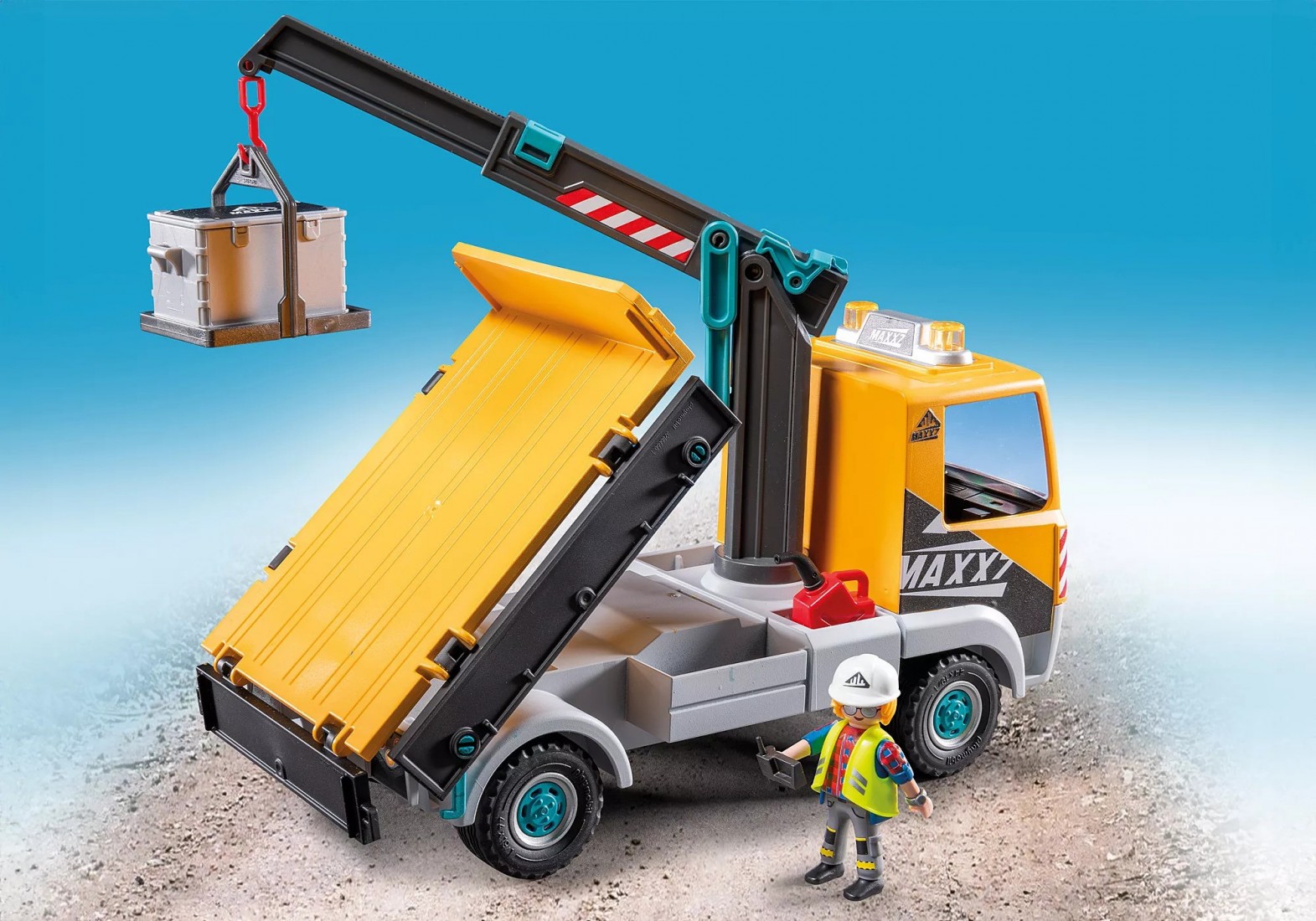 Φορτηγό κατασκευών με γερανό 71750 Playmobil