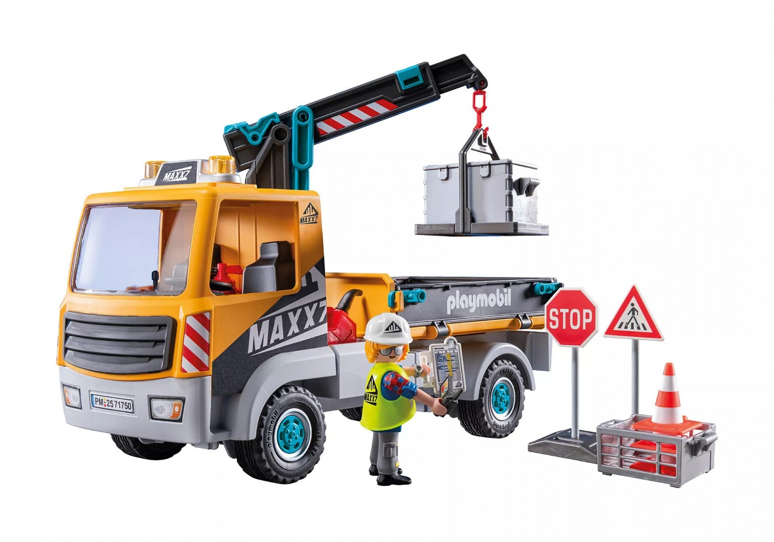 Φορτηγό κατασκευών με γερανό 71750 Playmobil