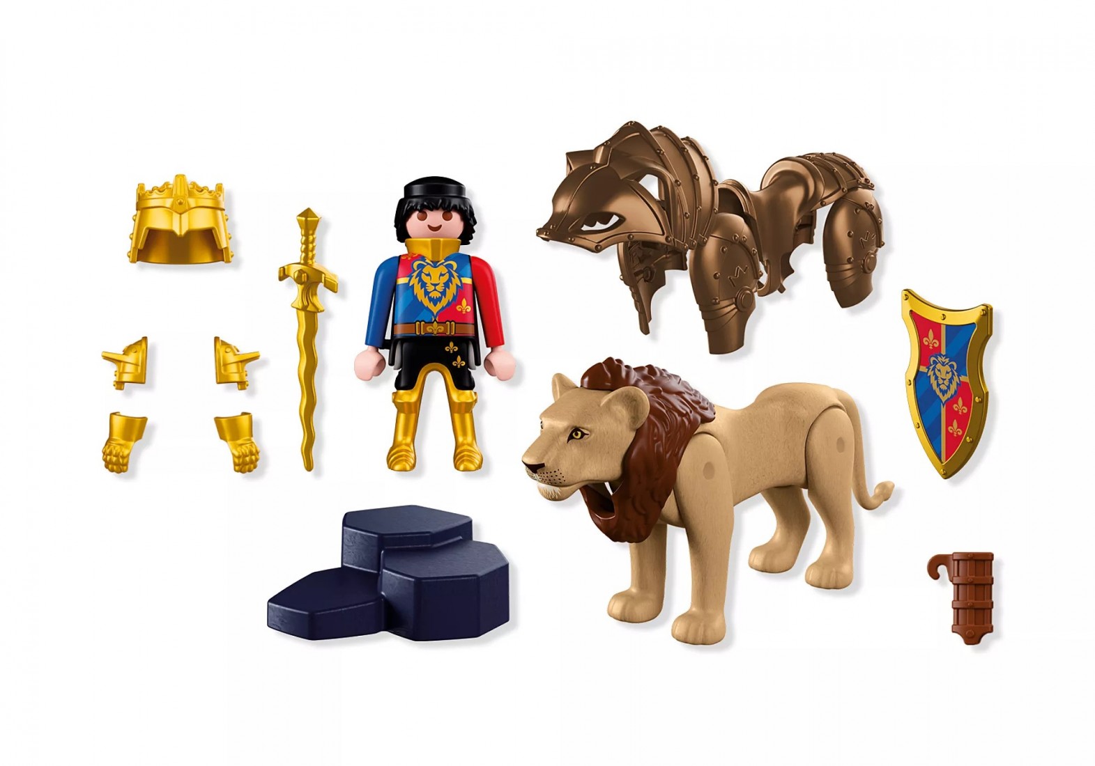 Χρυσός Ιππότης με λιοντάρι 72212 Playmobil