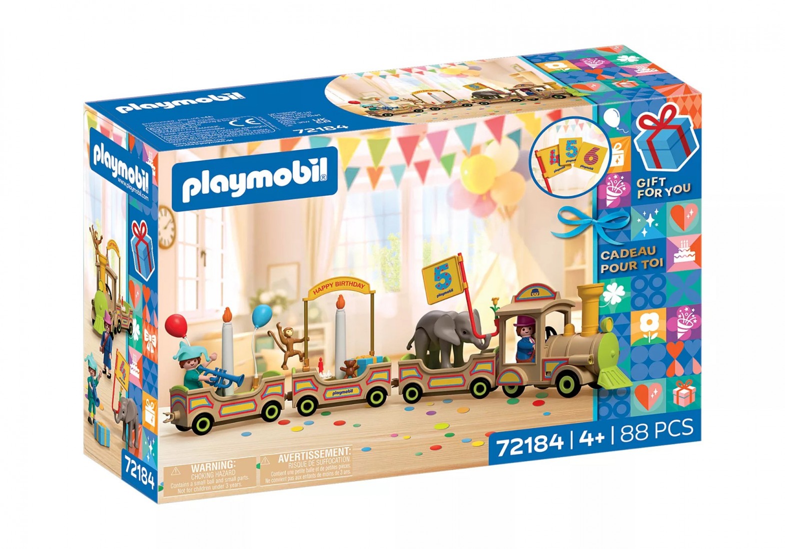 Τρενάκι Γενεθλίων Gift For You 72184 Playmobil