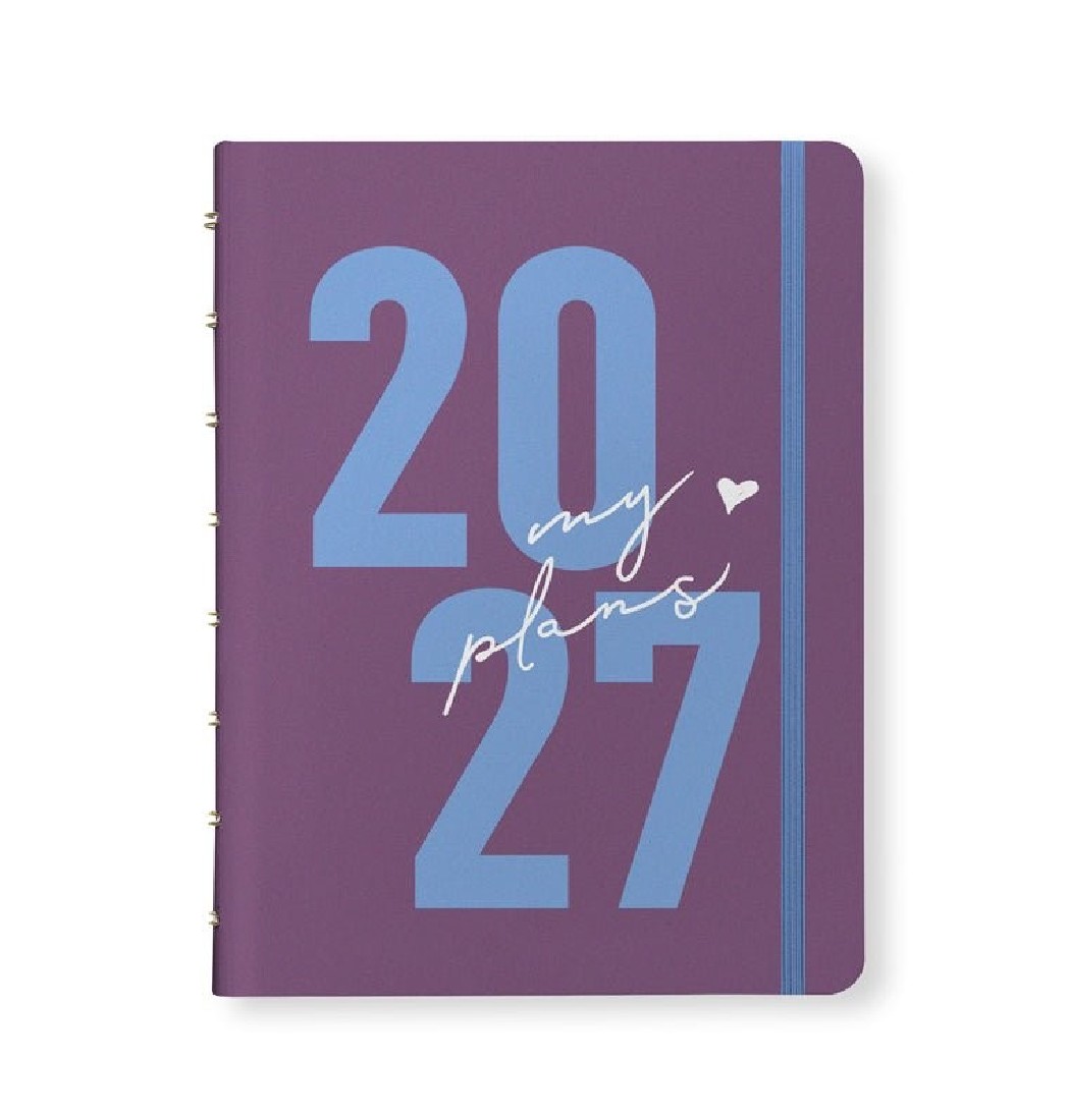 Filofax Ultimate Life Companion A5 Planner My Plans Plum 2027 27-68314