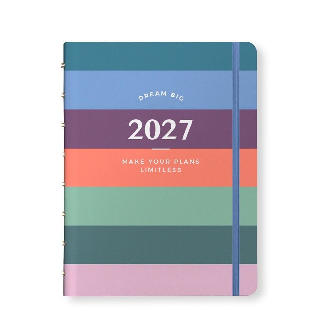 Filofax Ultimate Life Companion A5 Planner Colour Stripes Soft 2027 27-68315