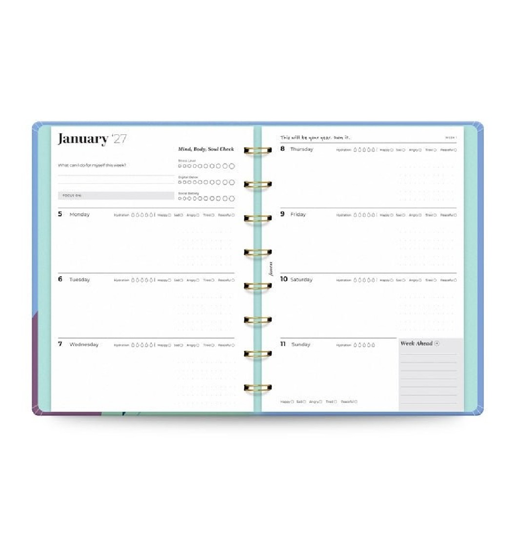 Filofax Ultimate Life Companion A5 Planner Balance Sky 2027 27-68317