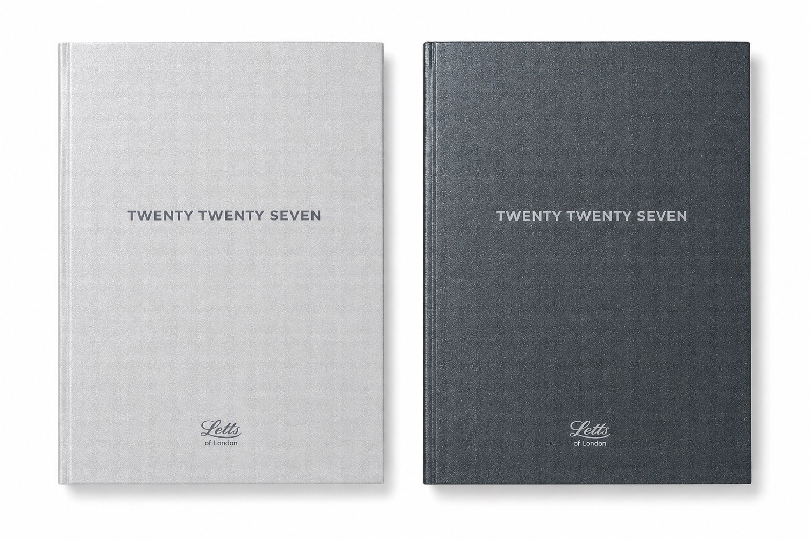 Letts 2027 A5 Day to a Page Titanium 27-082587