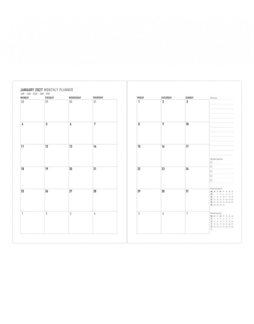 Letts 2027 A5 Day to a Page Conscious 27-082405