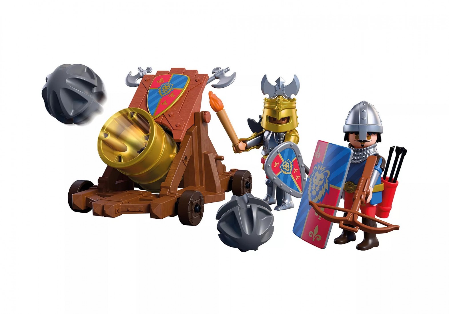 Λεοντόκαρδοι Ιππότες με κανόνι 72115 Playmobil
