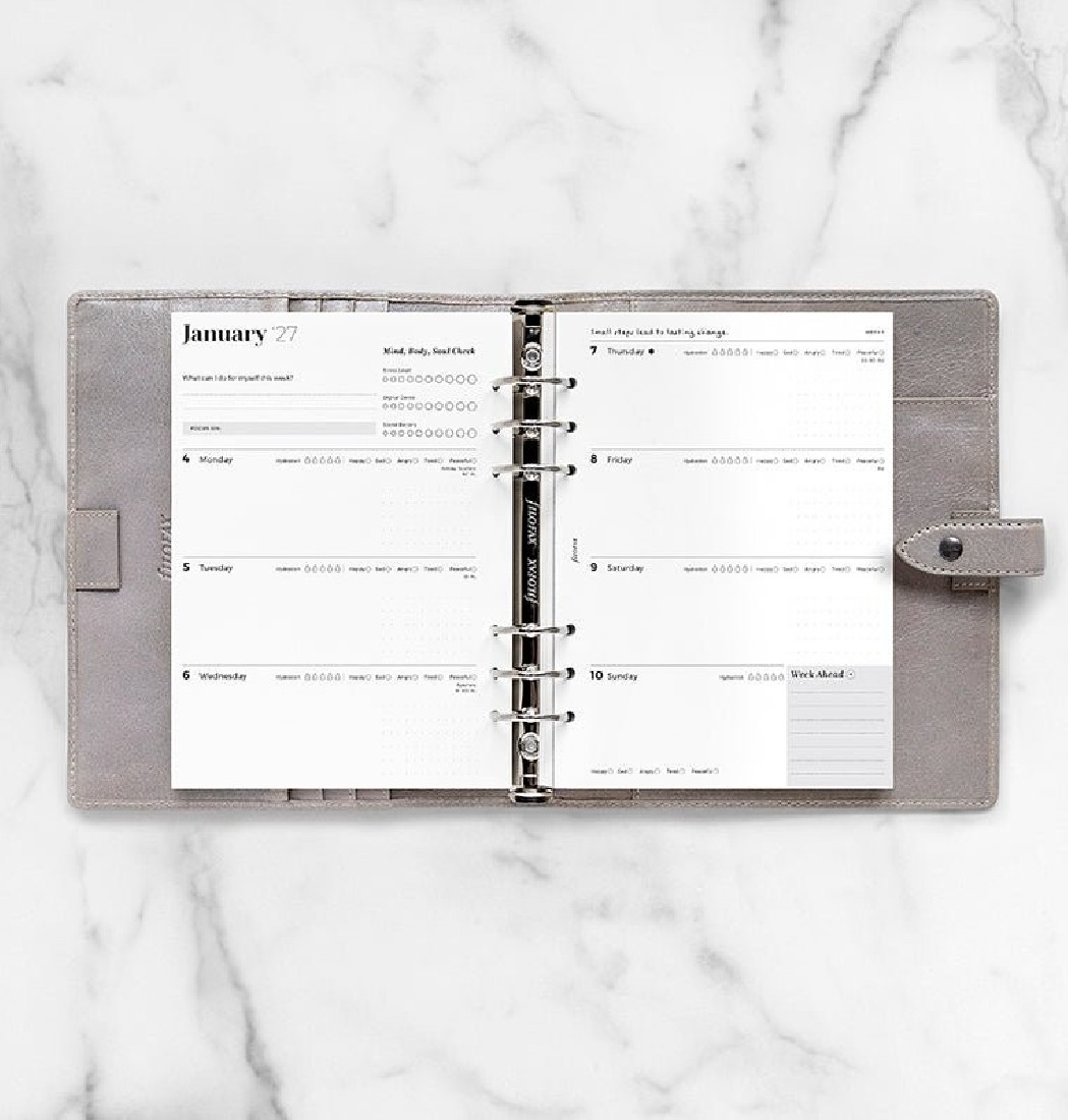 Refill A5 2027 Ultimate Life Companion Week on two Pages 27-68318 Filofax