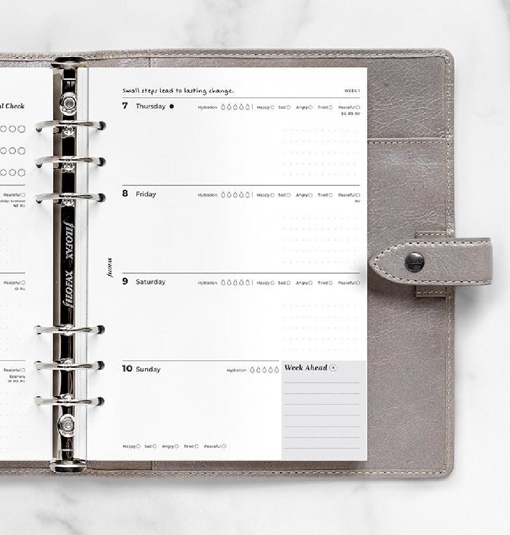 Refill A5 2027 Ultimate Life Companion Week on two Pages 27-68318 Filofax