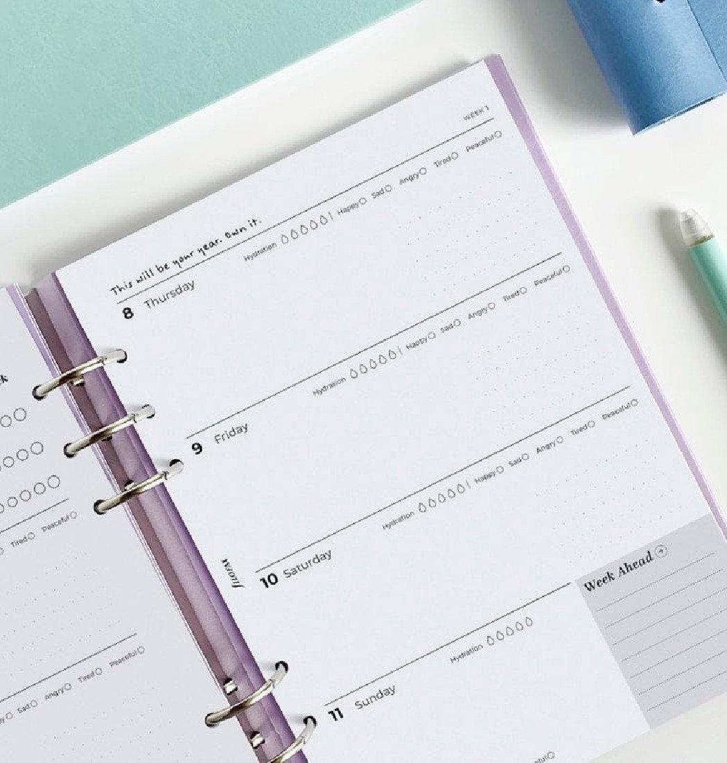 Refill A5 2027 Ultimate Life Companion Week on two Pages 27-68318 Filofax