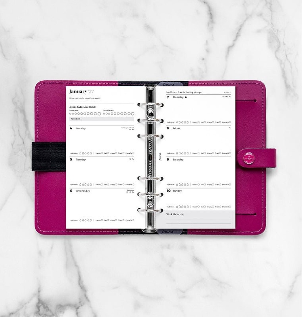 Refill Personal 2027 Ultimate Life Companion Week on two Pages 27-68319 Filofax