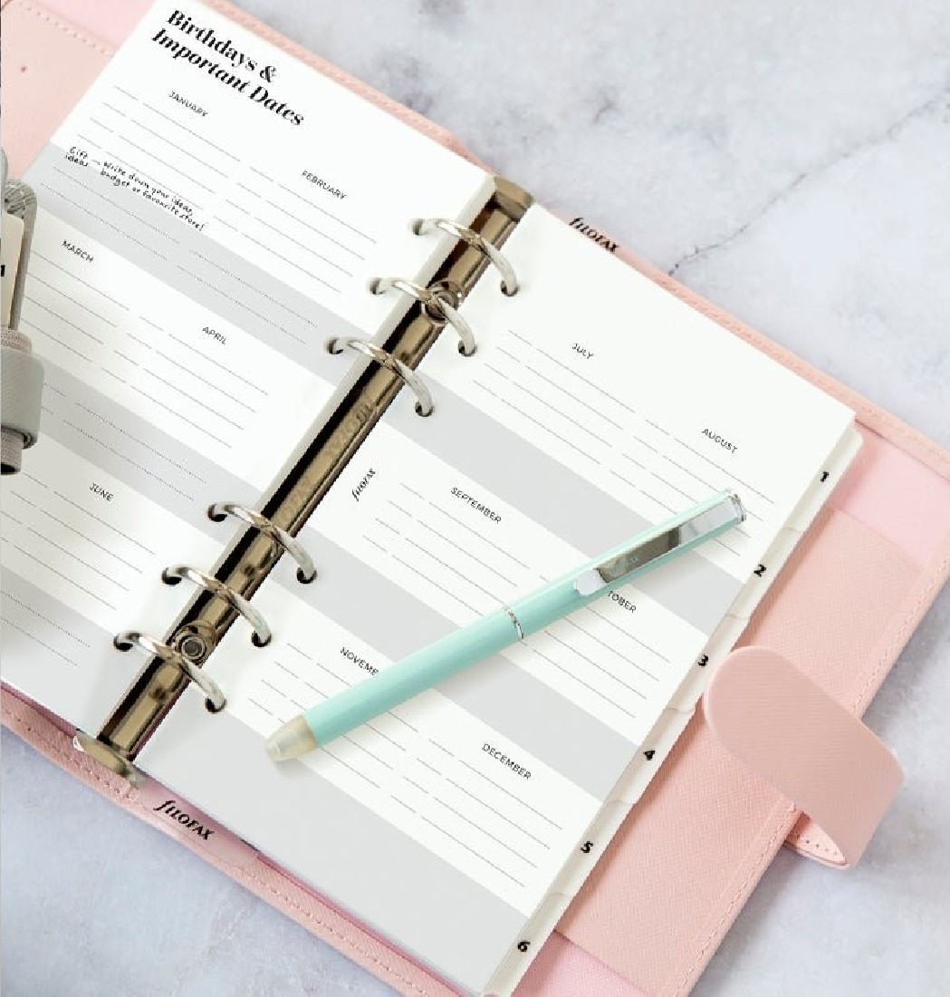 Refill Personal 2027 Ultimate Life Companion Week on two Pages 27-68319 Filofax