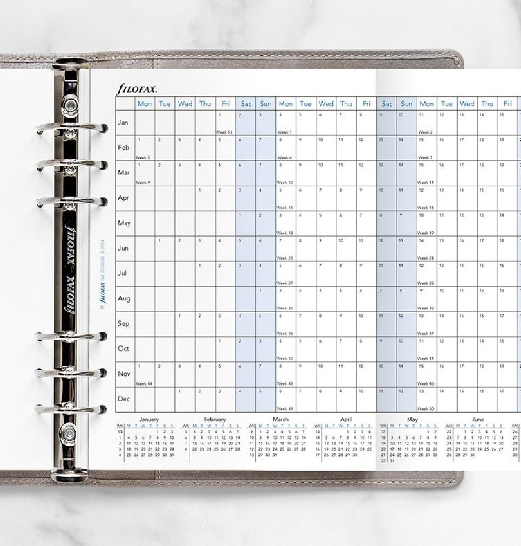 Refill A5 2027 Horizontal Planner 27-68506 Filofax