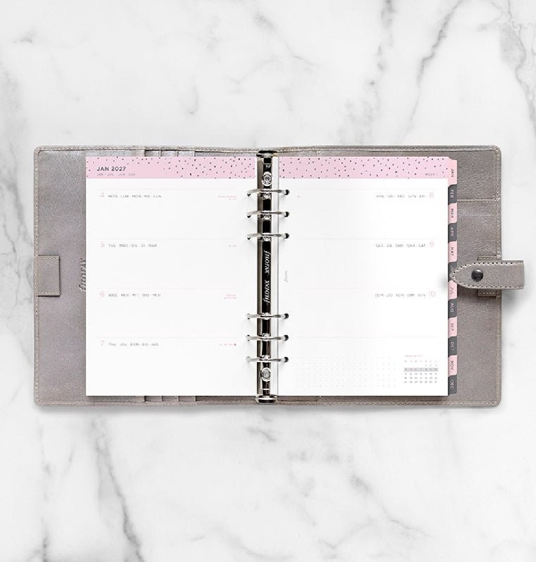 Refill A5 2027 Confetti Week on Two Pages 27-68591 Filofax
